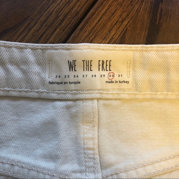 We The Free People | White Denim Skirt NWT 30 - Picture 6 of 6